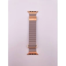 Ремешок Apple Watch Color Leather 42 / 44 / 45 / 49 mm (Grey)