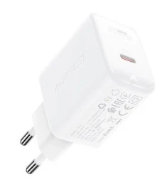 СЗУ-адаптер Acefast A21 30W PD QC Type-C 3A (Белый)