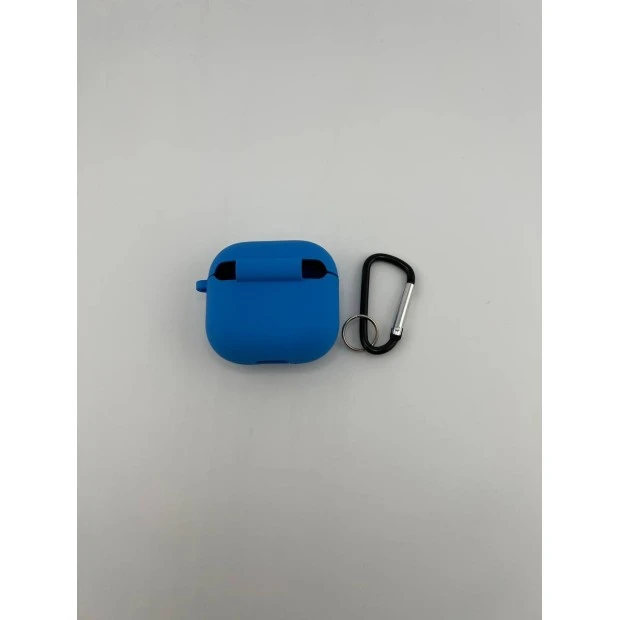 Чохол для навушників Full Silicone Case with Microfiber Apple AirPods 4 (12) Royal Blue