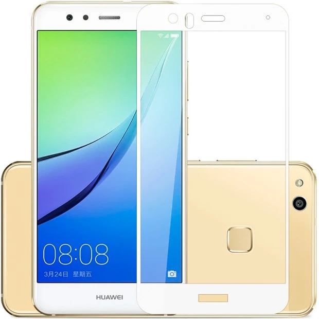 Защитное стекло 3D Huawei P10 Lite White
