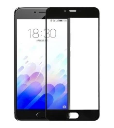 Защитное стекло 3D Meizu M3S / M3 Mini Black