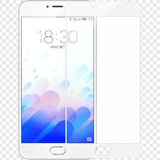 Стекло 3D Meizu M3S / M3 Mini White