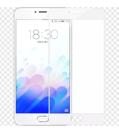 Защитное стекло 3D Meizu M3S / M3 Mini White