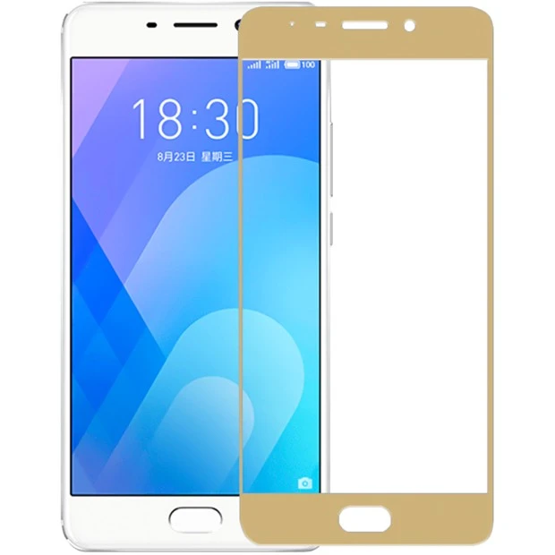 Стекло 3D Meizu M6 Note Gold