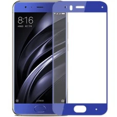 Стекло 3D Xiaomi Mi6 Blue