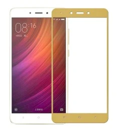 Защитное стекло 3D Xiaomi Redmi 4x Gold