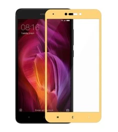 Защитное стекло 3D Xiaomi Redmi Note 4 Gold