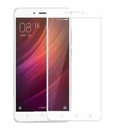 Защитное стекло 3D Xiaomi Redmi Note 4 White