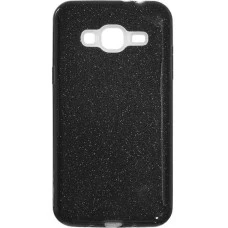 Силикон Glitter Samsung Galaxy J3 (2016) J320 (чёрный)