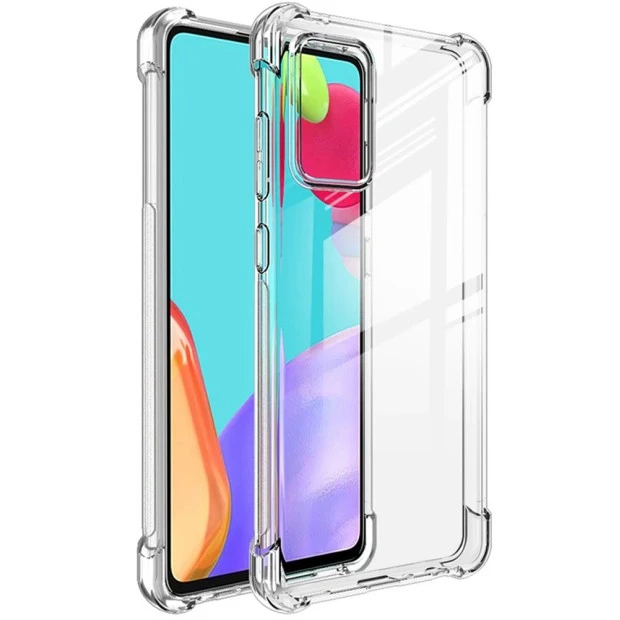 Силикон 6D Samsung Galaxy A52 (2021) (Прозрачный)