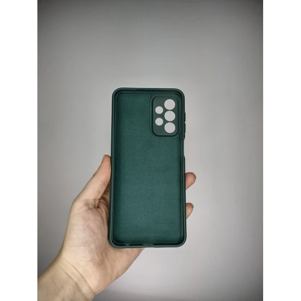 Силіконовий Original 360 Чохол Samsung Galaxy A23 (ShutCam) (Темно-зелений)