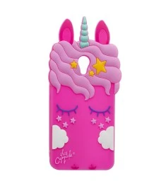 Силикон Little Pony Meizu M5c (Малиновый)