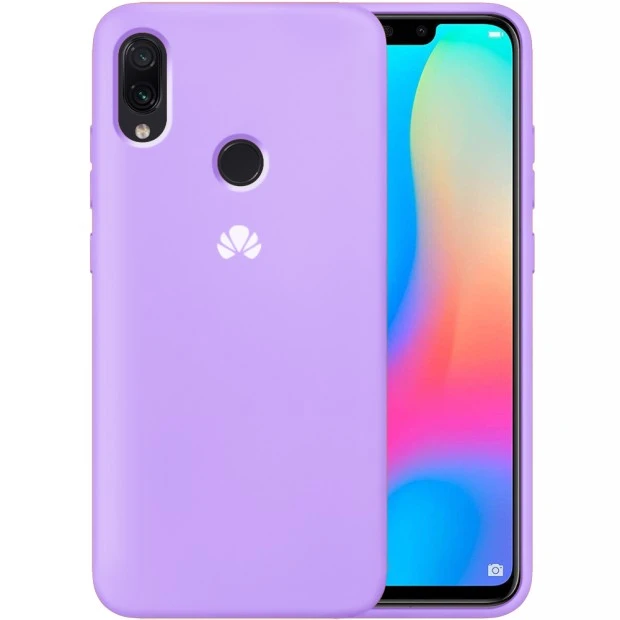 Силикон Original 360 Case Logo Huawei P Smart Plus (Фиалковый)