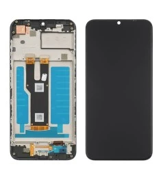 Дисплей для ZTE Blade V50 Design (4G) с чёрным тачскрином и корпусной рамкой