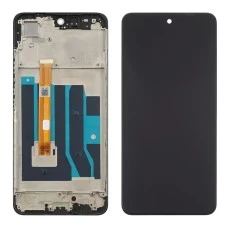 Дисплей для Realme C65 (4G) с чёрным тачскрином и серой корпусной рамкой
