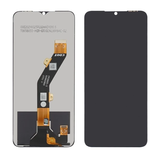 Дисплей для TECNO Spark 10C (KI5k) с чёрным тачскрином Service Pack