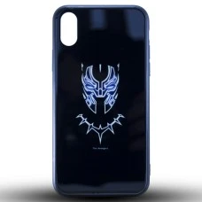 Накладка Luminous Glass Case Xiaomi Redmi Note 7 (Black Panther)