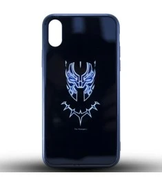 Накладка Luminous Glass Case Xiaomi Redmi Note 7 (Black Panther)