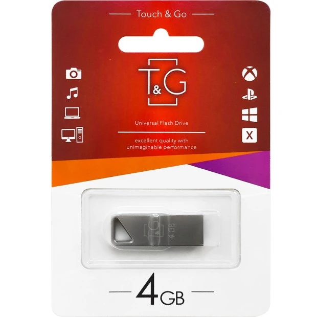 USB флеш-накопитель Touch & Go 111 Metal Series 4Gb (Короткая)