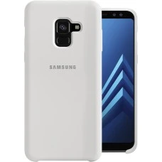 Силикон Original Case HQ Samsung Galaxy A8 (2018) A530 (Белый)