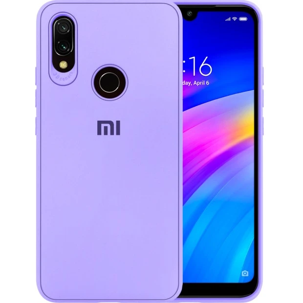 Силиконовый чехол Junket Case Xiaomi Redmi Note 7 (Фиолетовый)