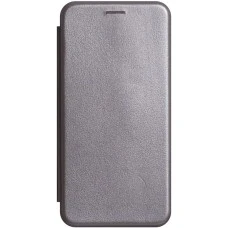 Чехол-книжка Оригинал Samsung J3 (2016) J320 (Серый)