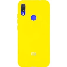 Силикон Original Case (HQ) Xiaomi Redmi Note 7 (Желтый)