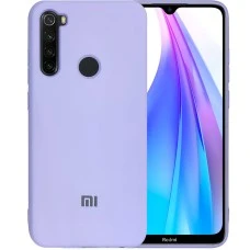 Силикон Original 360 Case Logo Xiaomi Redmi Note 8 (Фиалковый)