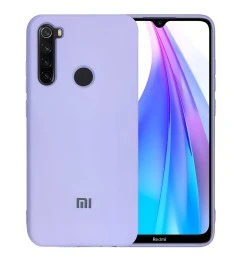 Силикон Original 360 Case Logo Xiaomi Redmi Note 8 (Фиалковый)