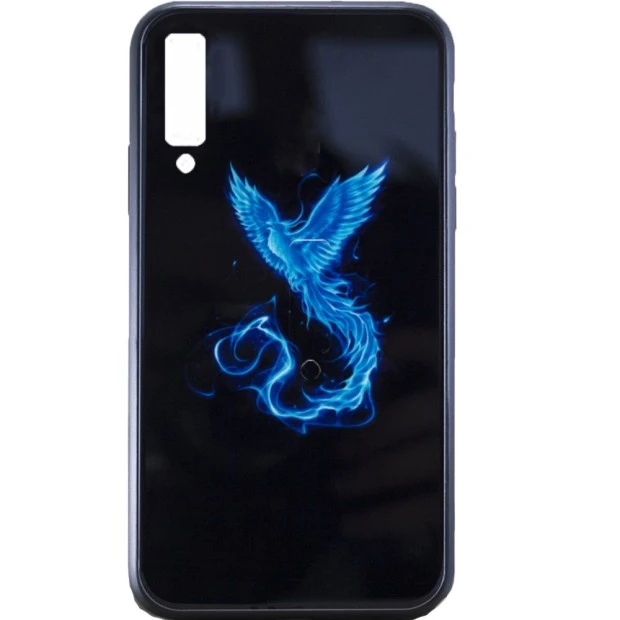Накладка Luminous Glass Case Samsung A7 (2018) A750 (Phoenix)