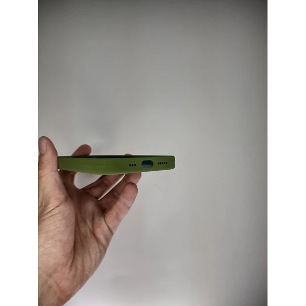Оригінальний силіконовий чохол RoundCam для Apple iPhone 12 Pro (46) темно-зелений