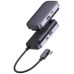 Адаптер USB HUB Baseus PadJoy (Type-C на 1USB3.0 + 1Type-C + 1HDMI) (Сірий) WKWJ000013 Адаптер USB HUB Baseus PadJoy (Type-C на 1USB3.0 + 1Type-C + 1HDMI) (Сірий) WKWJ000013