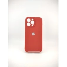 Силіконовий оригінальний чохол RoundCam для Apple iPhone 14 Pro Max (колір паприка)