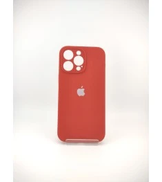 Силіконовий оригінальний чохол RoundCam для Apple iPhone 14 Pro Max (колір папри..