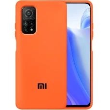 Силикон Original 360 Case Logo Xiaomi Mi 10T (Оранжевый)