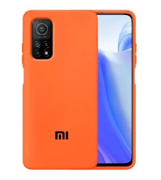 Силикон Original 360 Case Logo Xiaomi Mi 10T (Оранжевый)