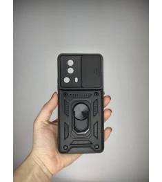 Чохол-броня Ring Serge Armor Case для Xiaomi 13 Lite (ShutCam) (Чорний)