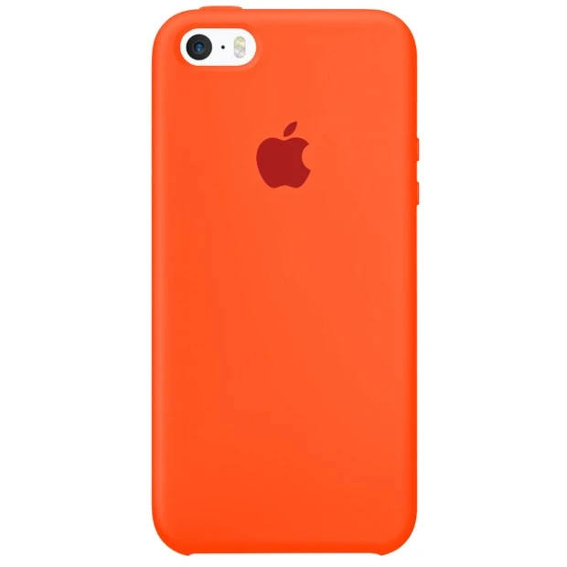 Силиконовый чехол Original Case Apple iPhone 5 / 5S / SE (18) Orange