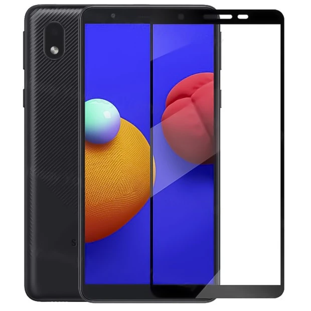 Захисне скло 5D Standard для Samsung Galaxy A01 Core (2020) Чорне