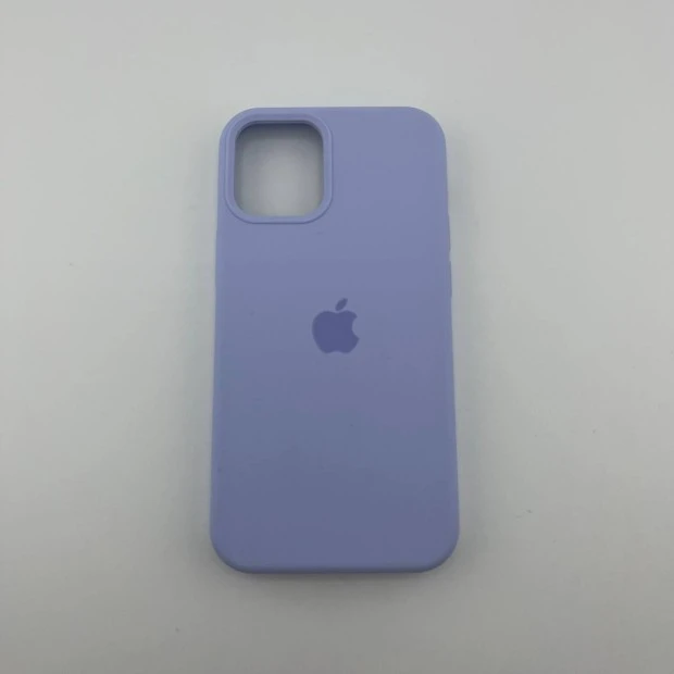 Силіконовий оригінальний чохол Apple iPhone 12 Mini (71) світло-блакитний.