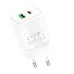 Блок живлення USB Borofone BN7 QC PD 1Type-C / 1USB (Білий) Блок живлення USB Borofone BN7 QC PD 1Type-C / 1USB (Білий)