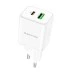 Блок живлення USB Borofone BN7 QC PD 1Type-C / 1USB (Білий) Блок живлення USB Borofone BN7 QC PD 1Type-C / 1USB (Білий)