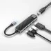 Переходник USB HUB Hoco HB23 Adapter Converter (HDTV+USB3.0+USB2.0+SD+RJ45+PD) Metal Grey Переходник USB HUB Hoco HB23 Adapter Converter (HDTV+USB3.0+USB2.0+SD+RJ45+PD) Metal Grey