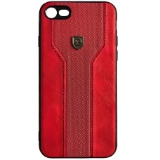 Силикон iPefet Ferrari Apple iPhone 7 / 8 / SE (2020) (Красный)