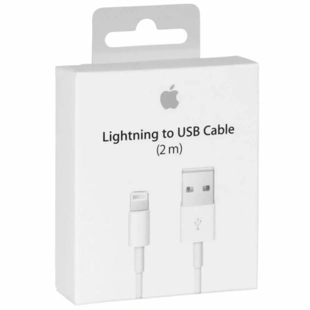Apple Lightning USB-кабель (MD819) (2м) (Оригінал)