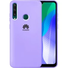 Силикон Original 360 Case Logo Huawei Y6P (Фиалковый)