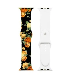 Ремешок Print Apple Watch Silicone 42 / 44 mm (Tea Rose)