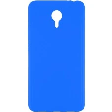 Силиконовый чехол Multicolor Meizu M6S (синий)