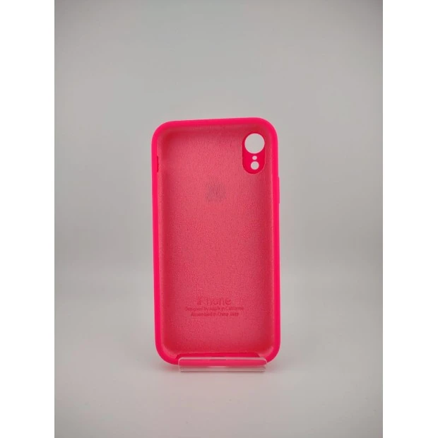 Силикон Original Square RoundCam Case Apple iPhone XR (31) Barbie Pink