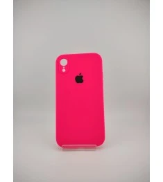Силикон Original Square RoundCam Case Apple iPhone XR (31) Barbie Pink